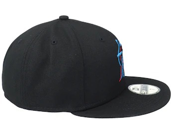 Miami Marlins Authentic On-Field 59Fifty Black Fitted