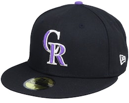 Colorado Rockies Authentic On-Field 59Fifty Black Fitted - New Era