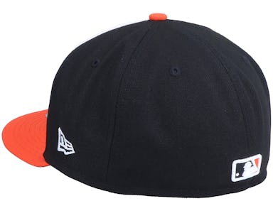 Baltimore Orioles Authentic On-Field 59Fifty White/Orange/Black Fitted - New Era