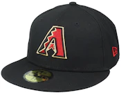 Arizona Diamondbacks Authentic On-Field 59Fifty Black Fitted