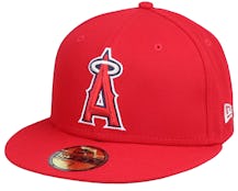 Los Angeles Angels Authentic On-Field 59Fifty Red Fitted - New Era