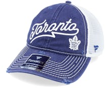 Toronto Maple Leafs Sport Resort Dad Cap Blue Cobalt Trucker - Fanatics