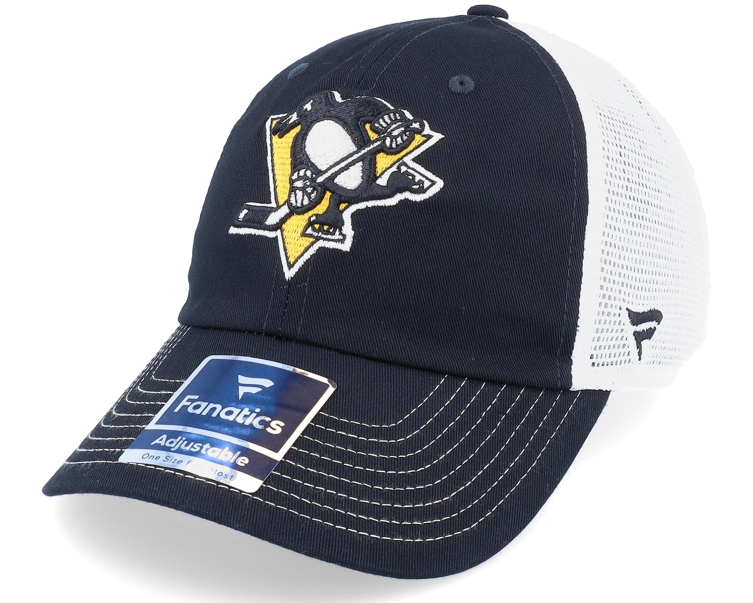 Pittsburgh Penguins Core Black/White Trucker - Fanatics Cap ...