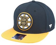 Boston Bruins Core Black/Yellow Gold Snapback - Fanatics