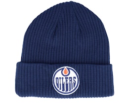 Edmonton Oilers Core Knit Athletic Navy Cuff - Fanatics