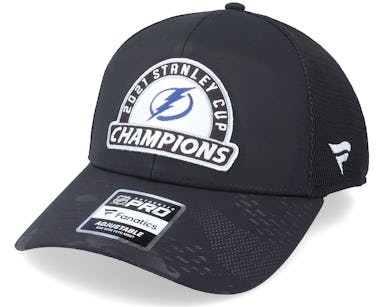 Tampa Bay Lightning Win 21 Stanley Cup Champions Black Trucker - Fanatics