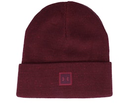 Halftime Knit Beanie Red Cuff - Under Armour