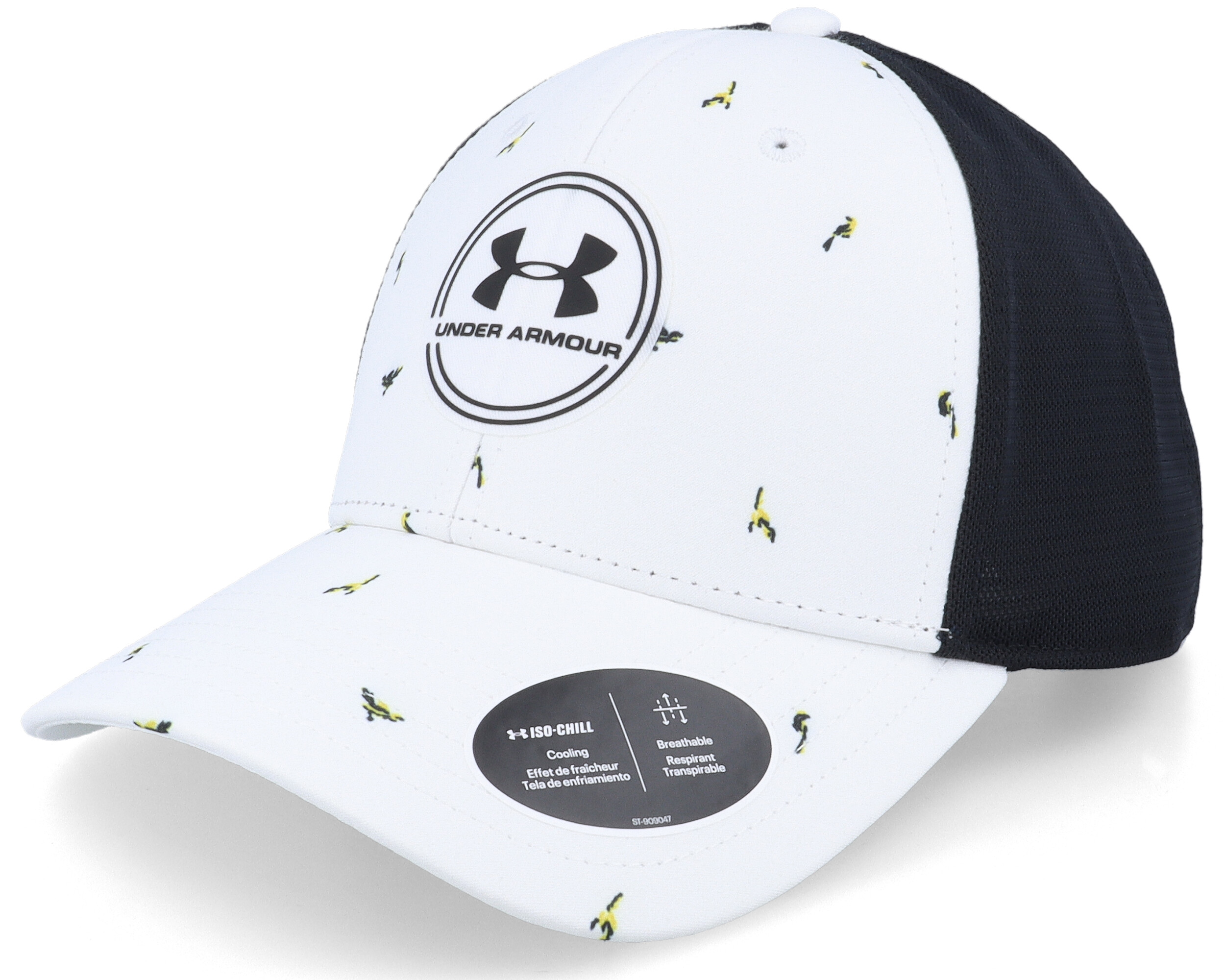 Iso-chill Driver Mesh White/White/Black Adjustable - Under Armour