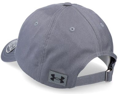 Under Armour - Grey unconstructed Cap - Team Blank Chino Pitch Gray Dad Cap @ Hatstore