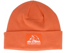 Dock Worker Recycled Beanie Emberglow Orange Cuff - The North Face