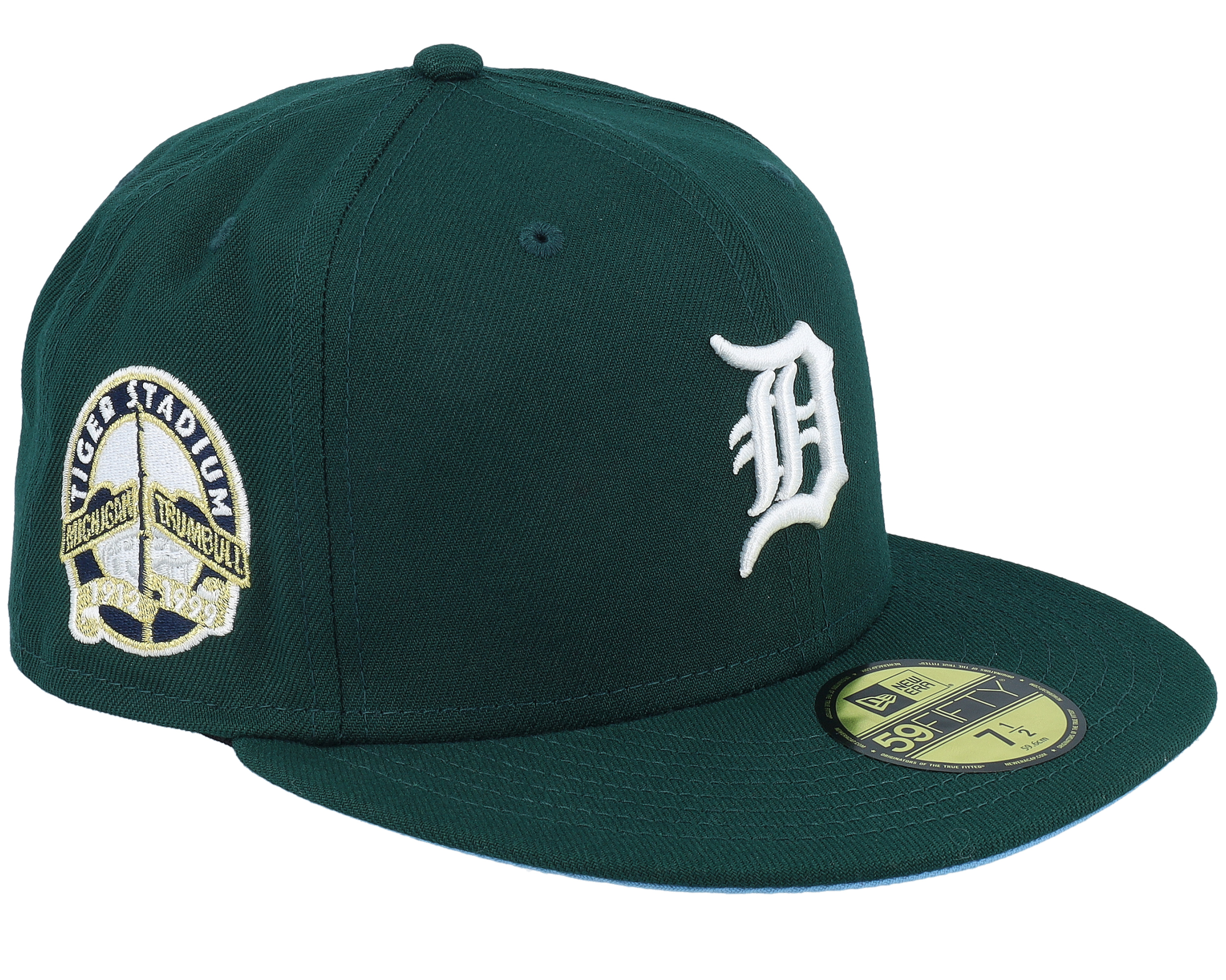 【海外限定】NEW ERA 59FIFTY Detroit Tigers Chrome/DarkGreen Detroit Tigers Shortcut 59FIFTY Dark Green Fitted - New Era