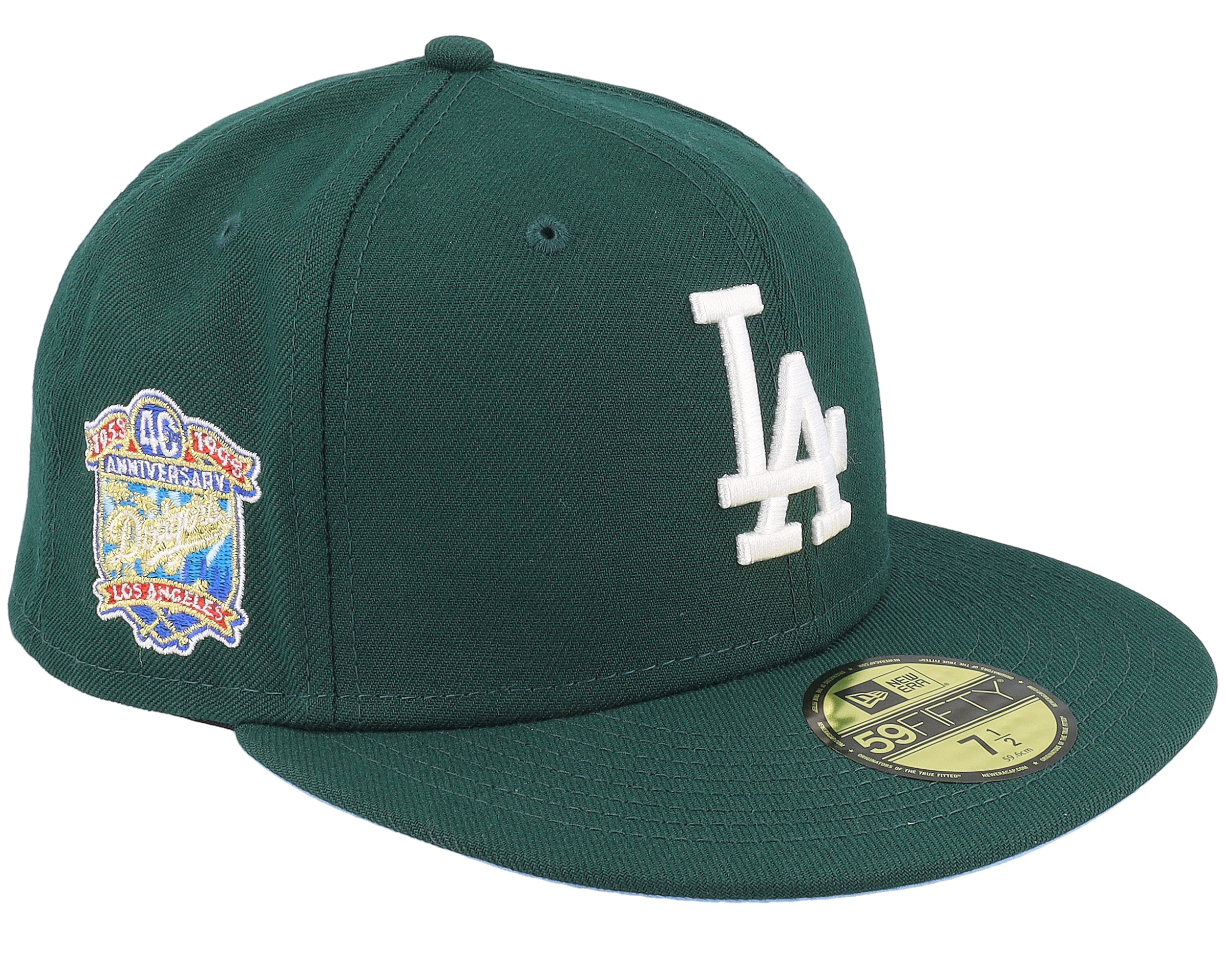 Los Angeles Dodgers 59FIFTY Pool & Turf Dark Green Fitted - New