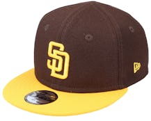 Kids San Diego Padres My 1St 9FIFTY Brown/Yellow Strapback - New Era