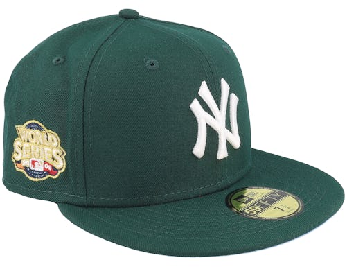 New Era - MLB Green fitted Cap - New York Yankees 59FIFTY Pool & Turf Dark Green Fitted @ Fitted World By Hatstore
