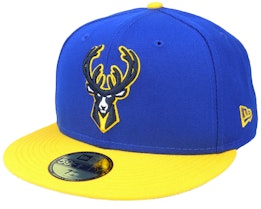 Milwaukee Bucks 59Fifty All-Star Game Colorpack Blue/Yellow Fitted - New Era
