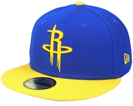 Houston Rockets 59Fifty All-Star Game Colorpack Blue/Yellow Fitted - New Era