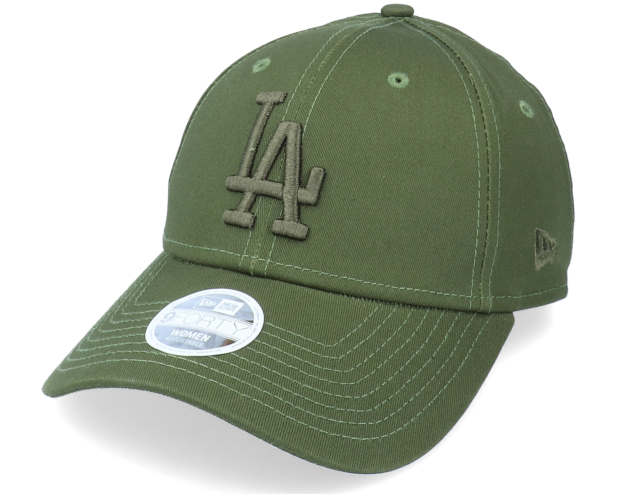 New Era 9Forty Damen Cap Los Angeles Dodgers rifle green 