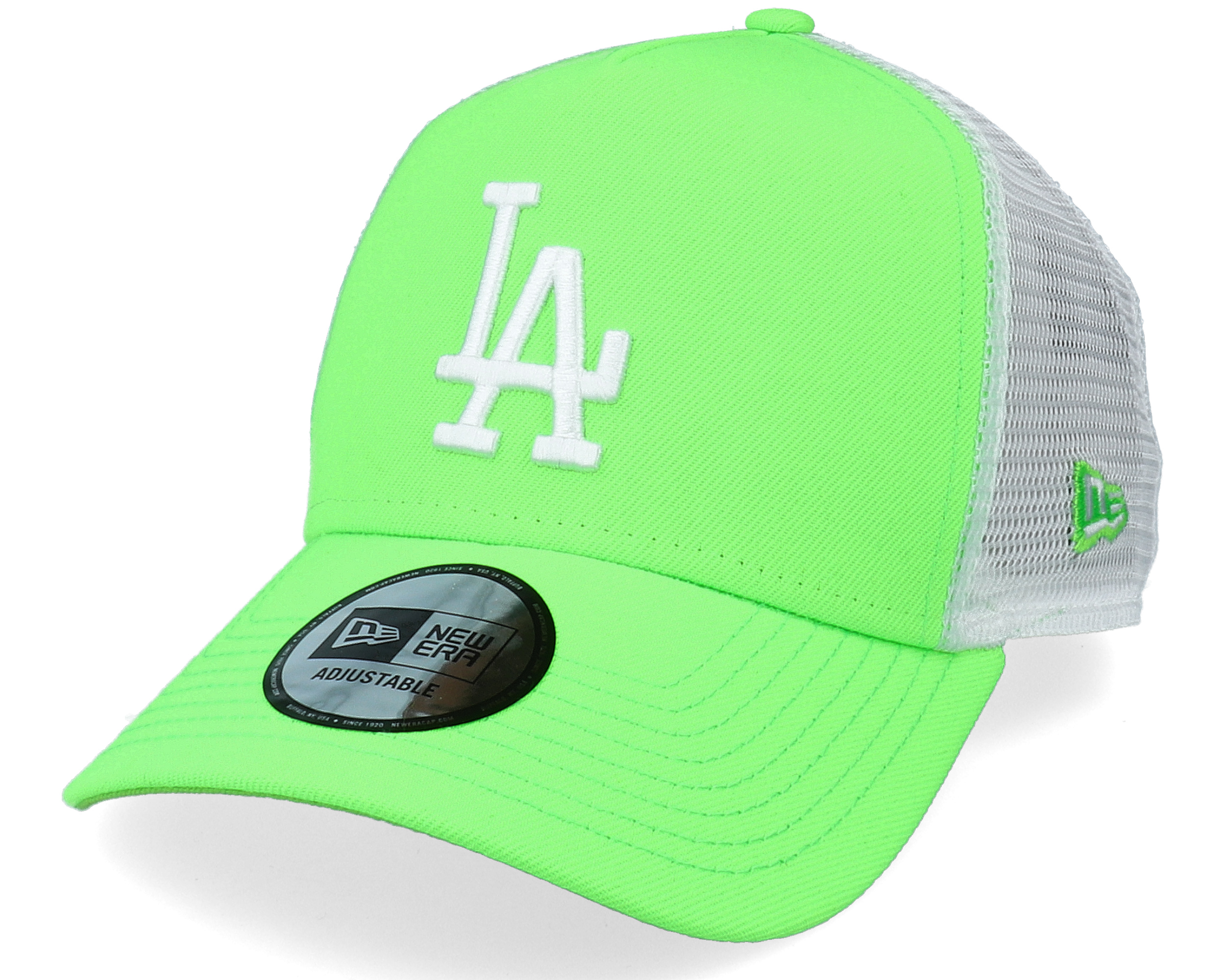 KTZ Neon Los Angeles Dodgers Baseball Hat in Green for Men