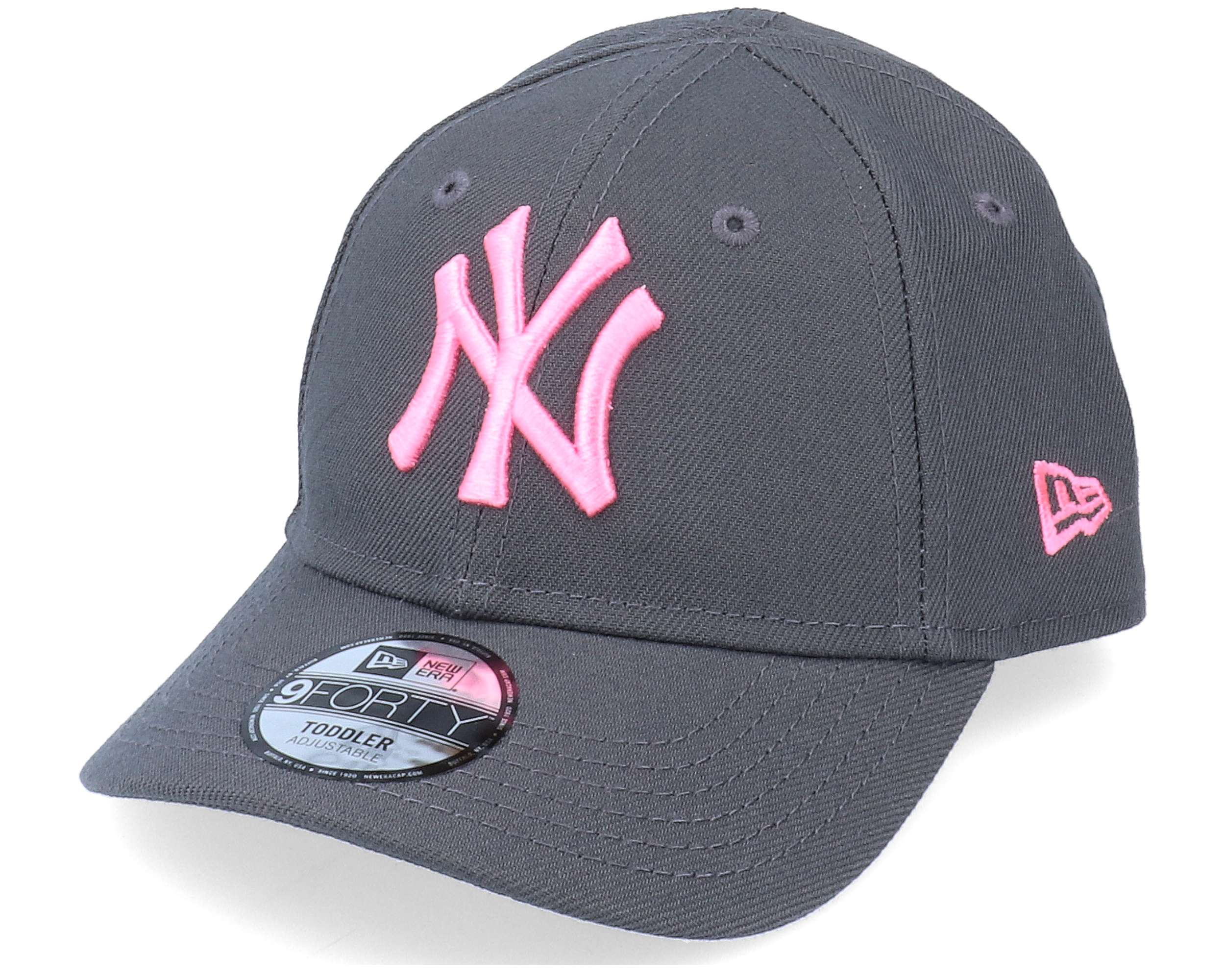 Kids New York Yankees Toddler Neon Pack 9FORTY Graphite/Pink Adjustable ...