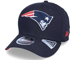 New England Patriots Team Colour 9FIFTY Stretch Snap Navy Adjustable - New Era