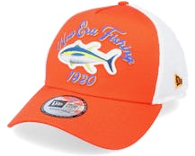 Fishing Orange/White Trucker - New Era