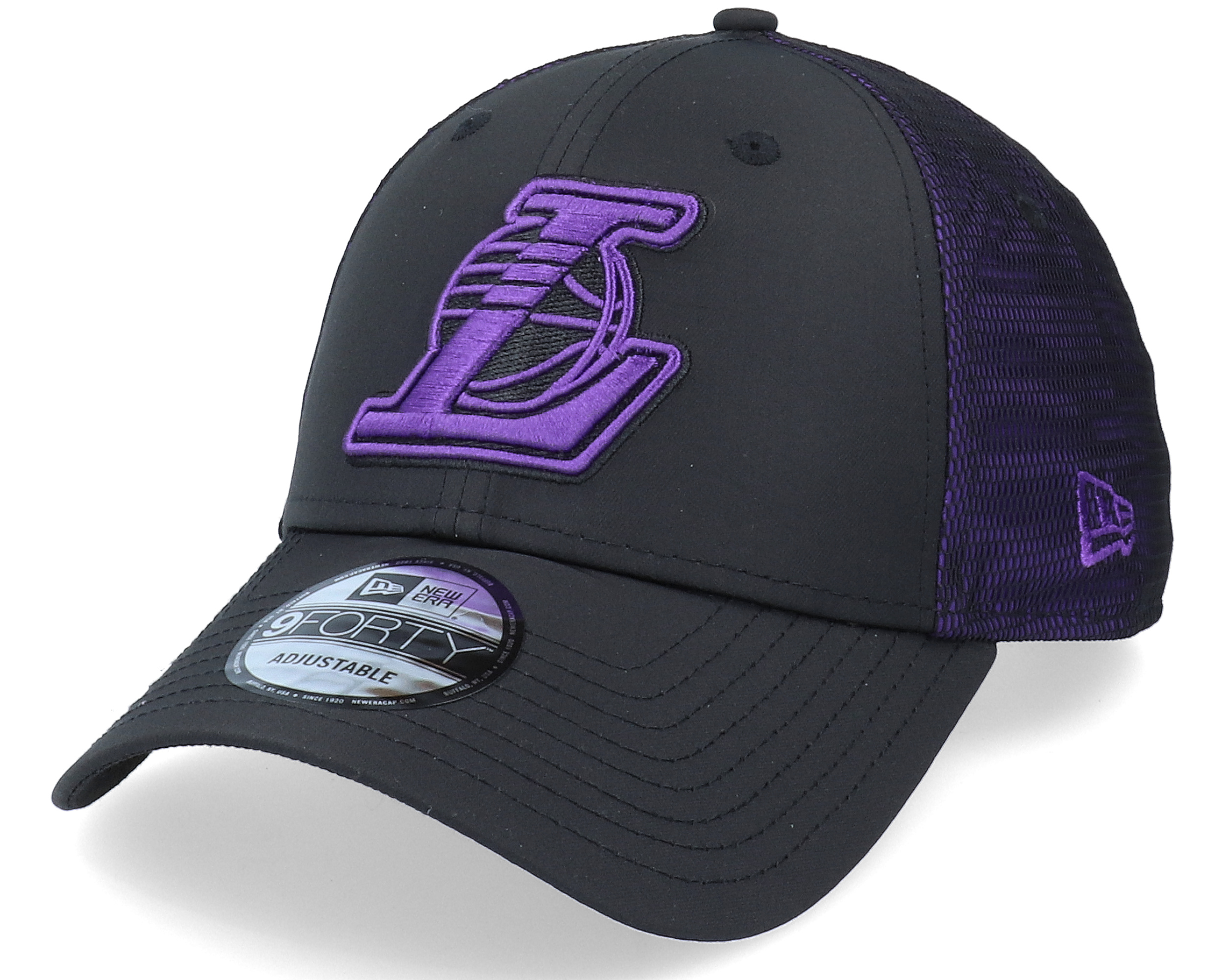 Los Angeles Lakers Mesh Underlay 9FORTY Black/Purple
