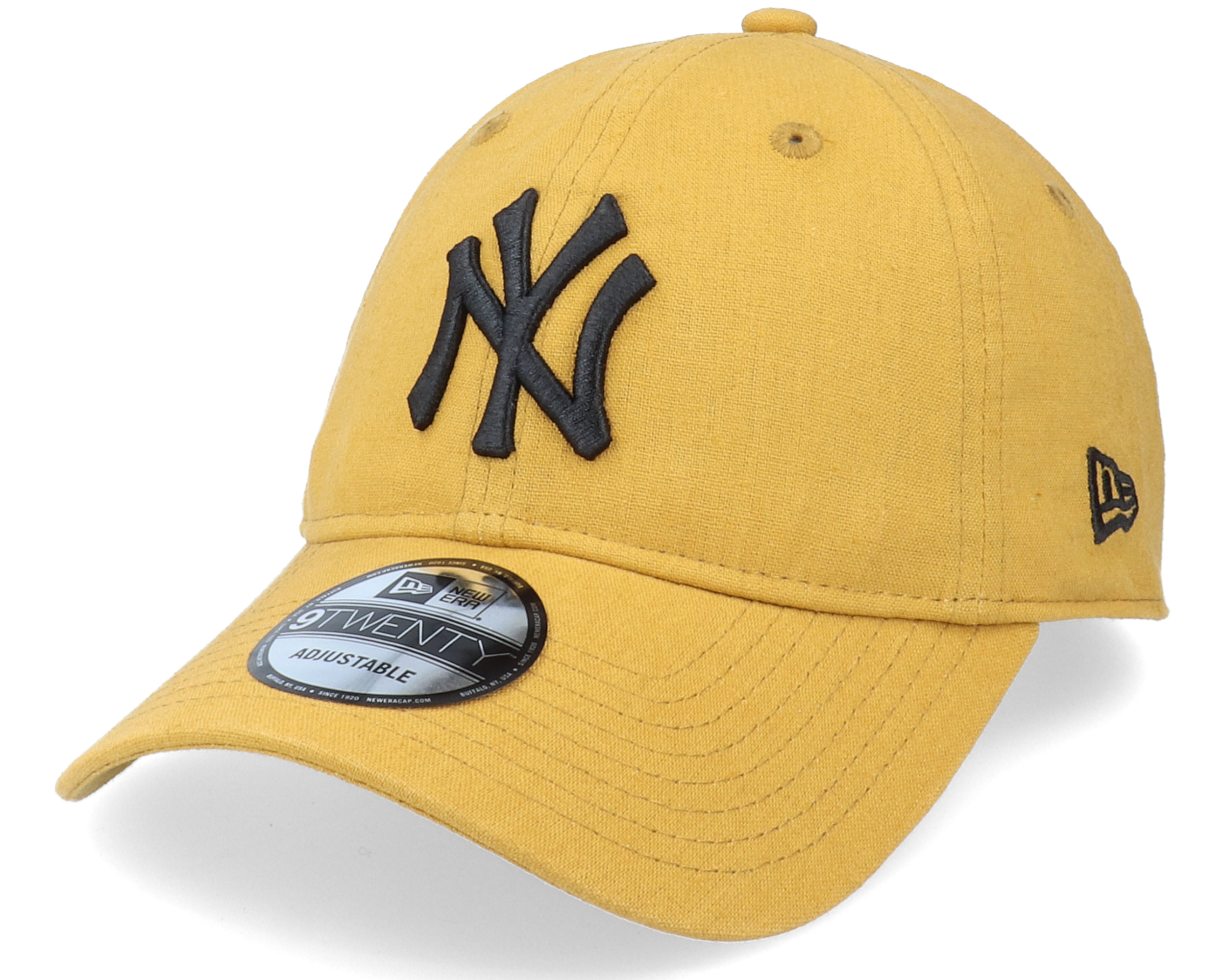 mustard new era cap