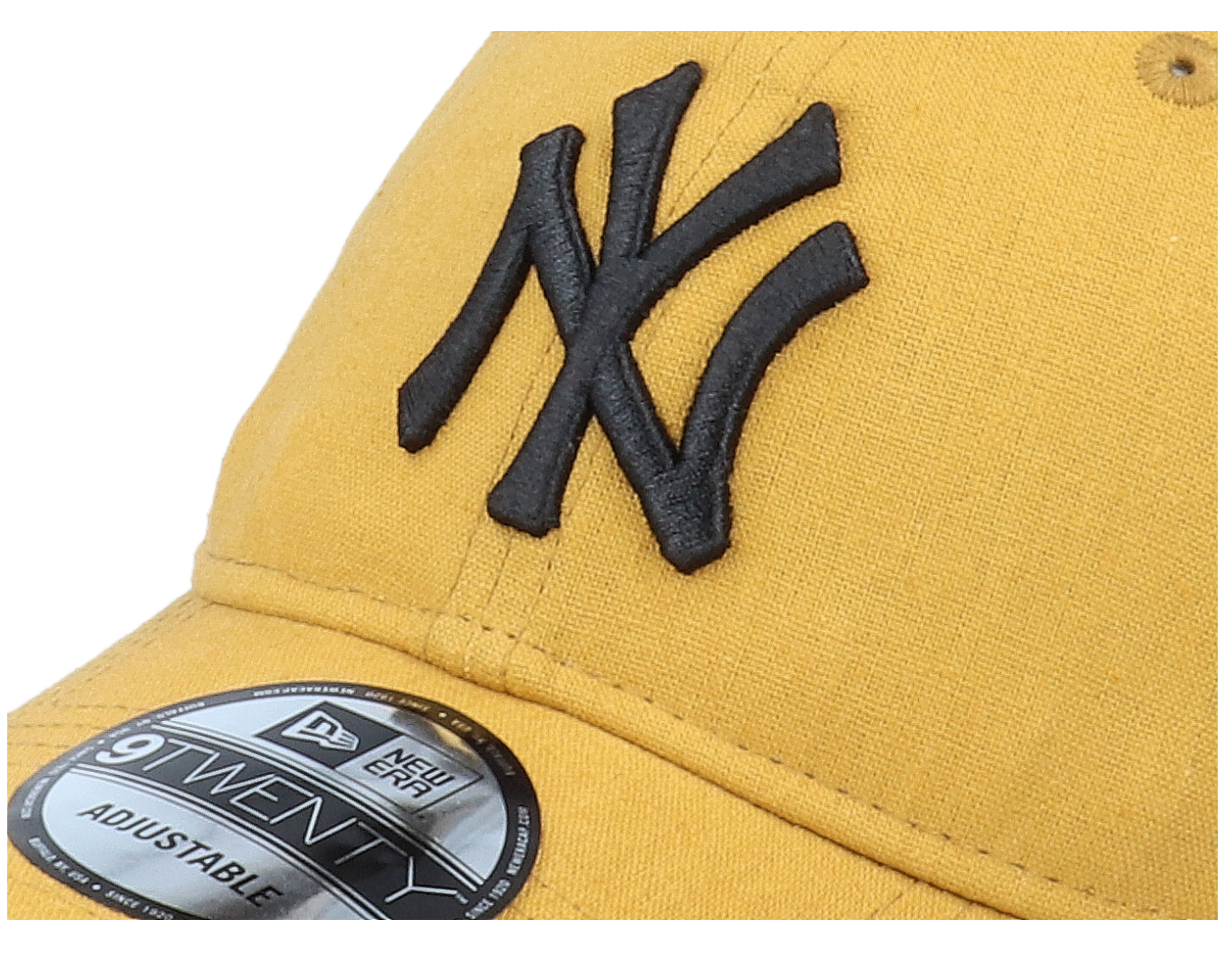 mustard new era cap