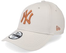 Kids New York Yankees League Essential 9FORTY Stone/Toffee Adjustable - New Era