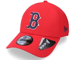 Boston Red Sox Alt Team Diamond Era 9FORTY Scarlet Adjustable - New Era