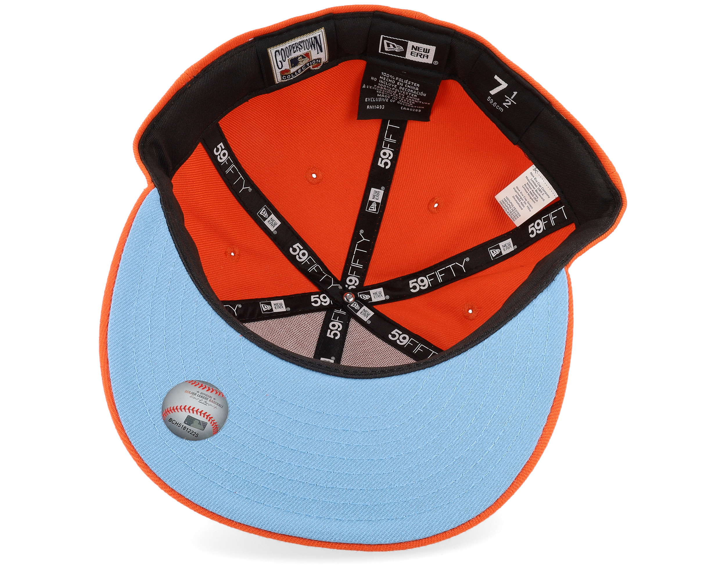 New Era high quality 59Fifty Arizona Diamondbacks Fitted Hat Size 7 1/2 Orange UV 20th Patch