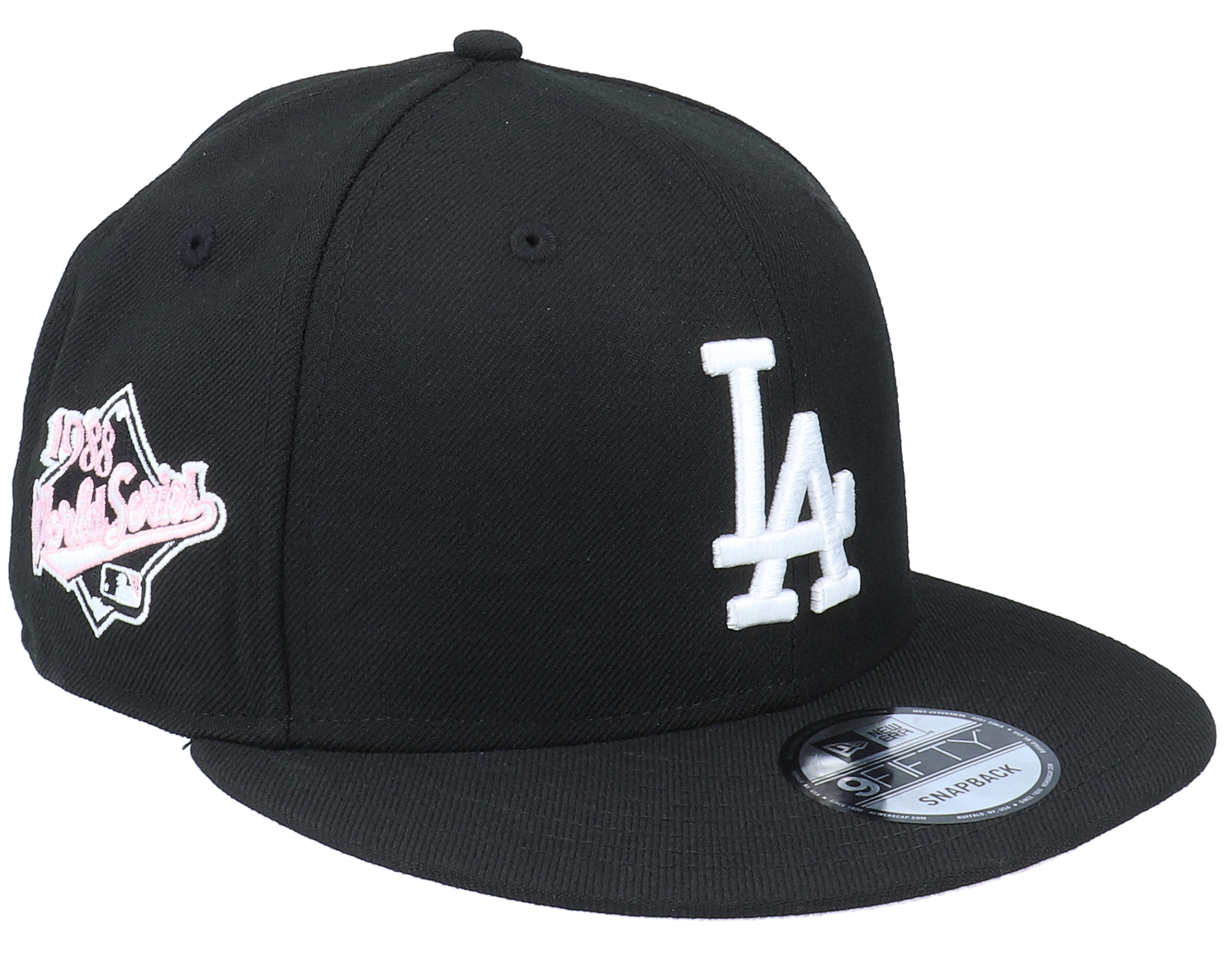 dodgers black snapback