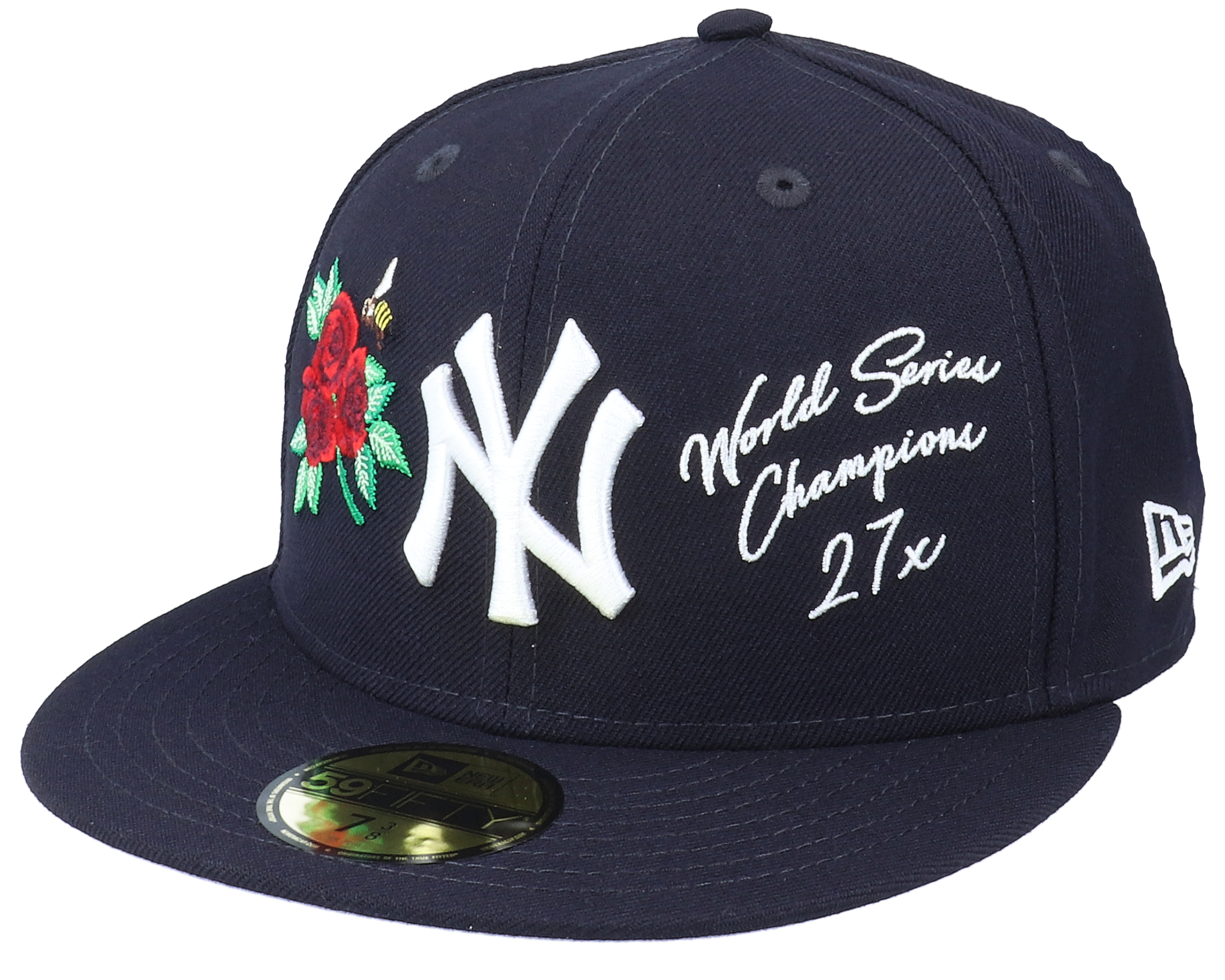 New York Yankees Mlb Icon 59fifty Navy Fitted New Era Lippis Hatstore Fi