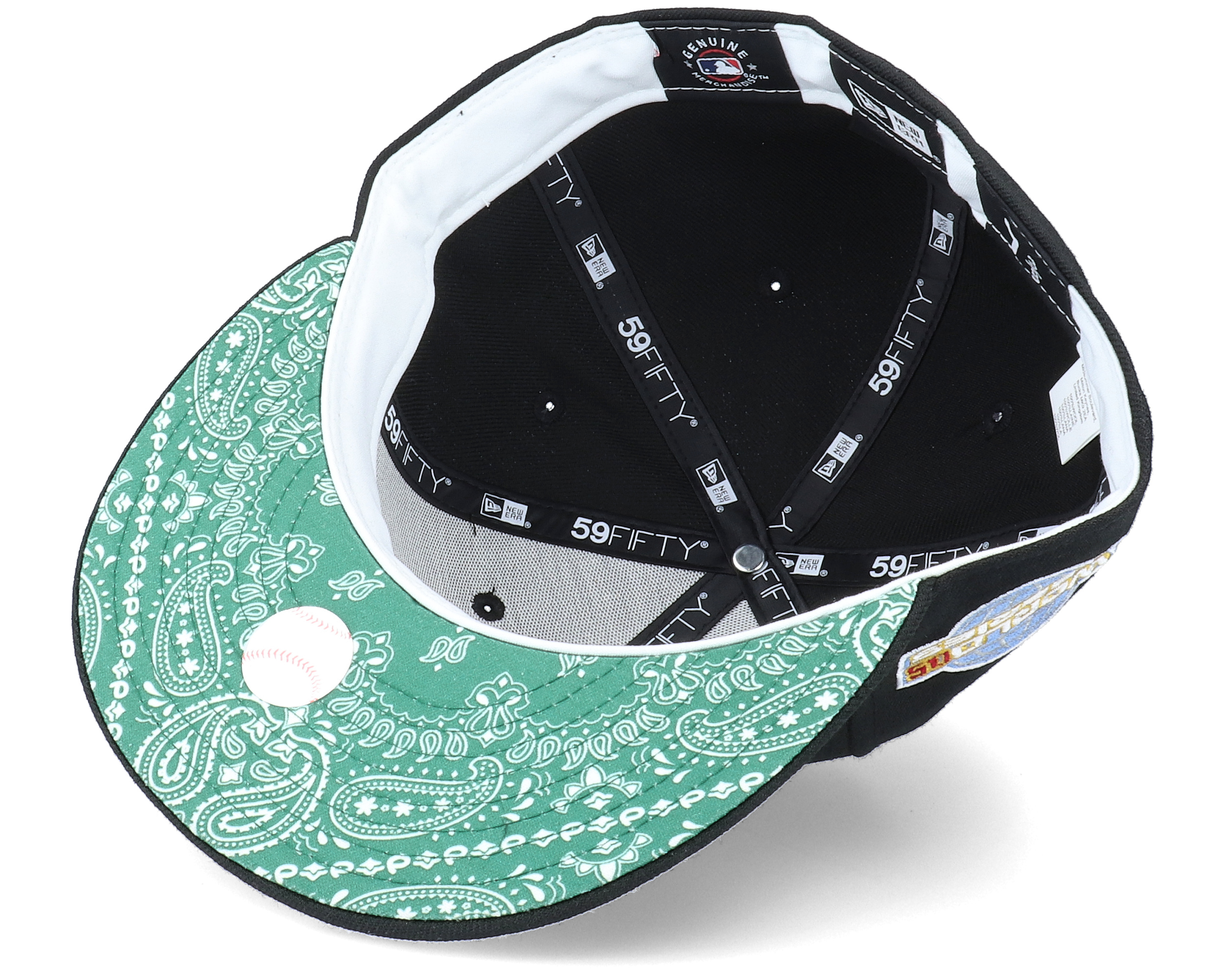 Chicago White Sox 59FIFTY MLB Paisley Undervisor Black Fitted