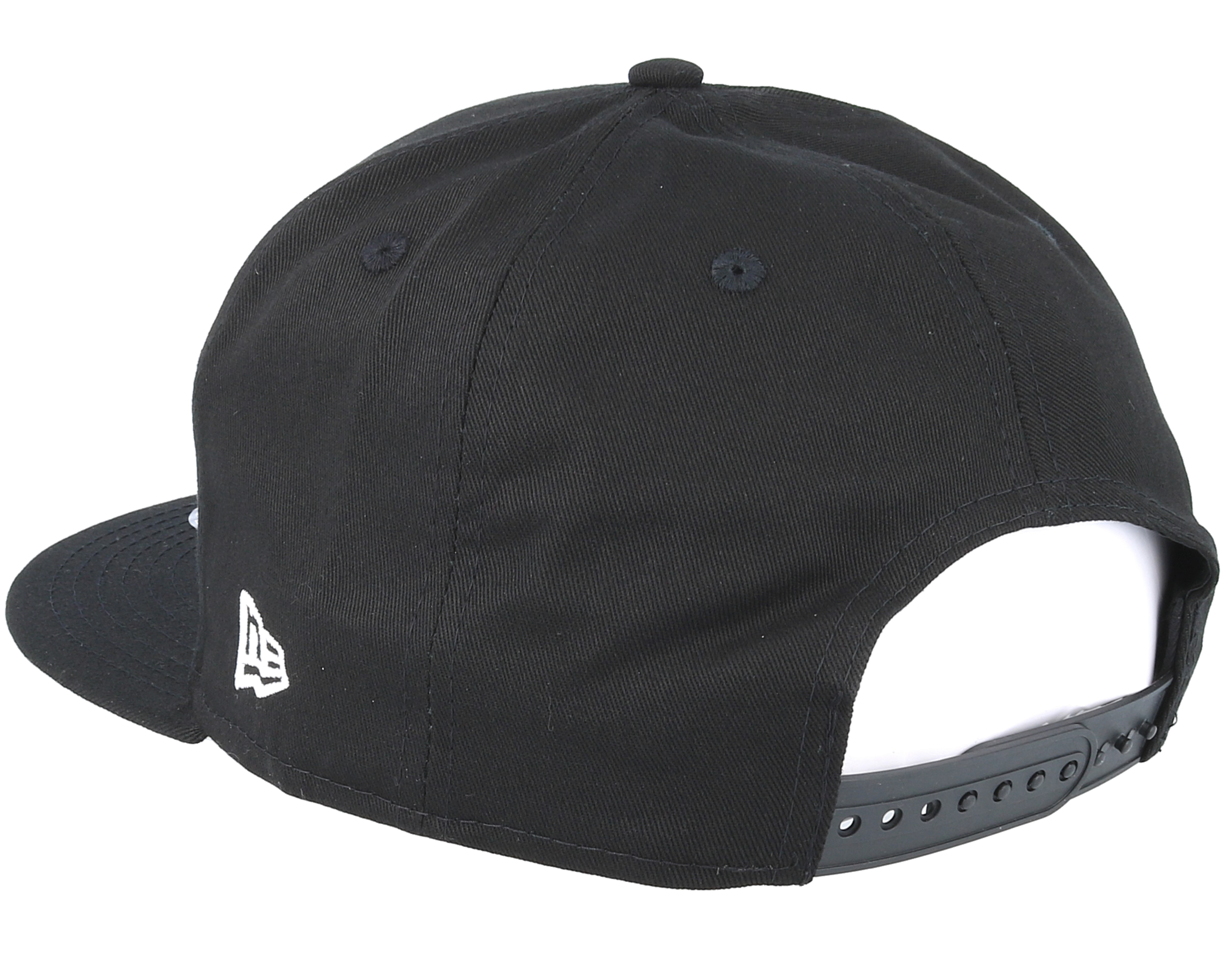 new era cotton 9fifty black on black snapback