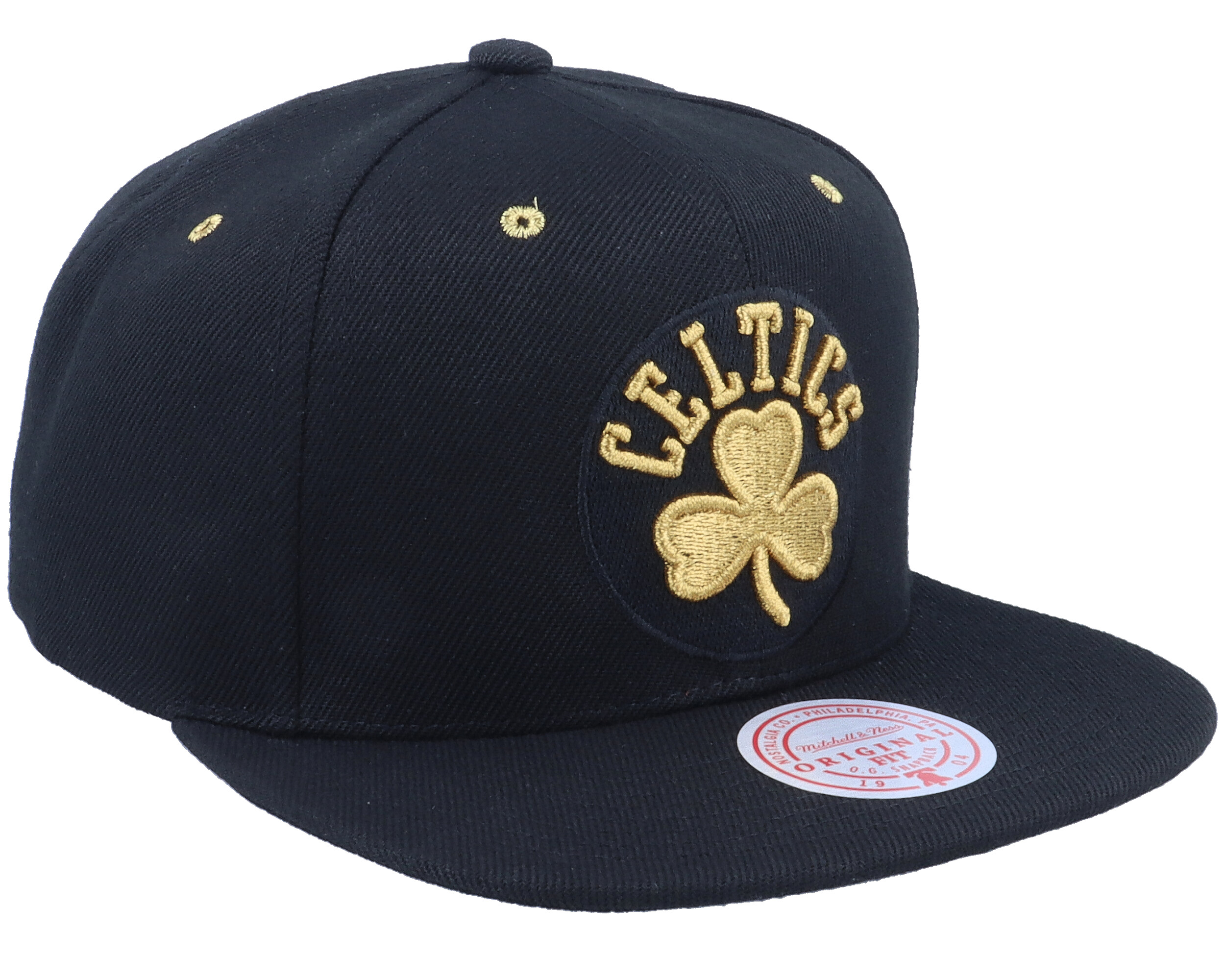 black and gold celtics hat