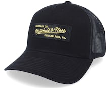 Own Brand Box Logo Black/Gold Trucker - Mitchell & Ness