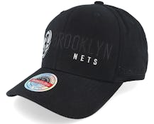 Brooklyn Nets Alleyoop Red Snapback Black Adjustable - Mitchell & Ness