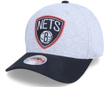 Brooklyn Nets 186 Redline Grey/Black Adjustable - Mitchell & Ness