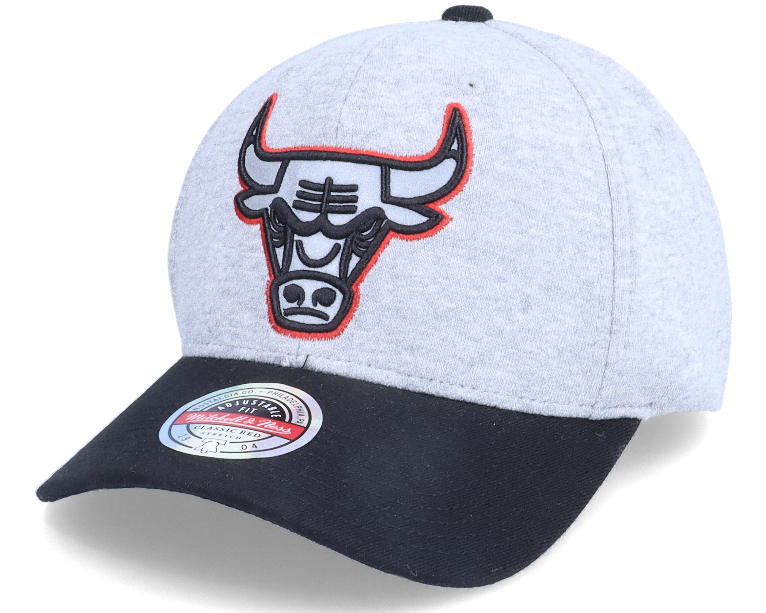 bulls hat grey