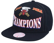 Chicago Bulls 97 Champions Hwc Black Snapback - Mitchell & Ness