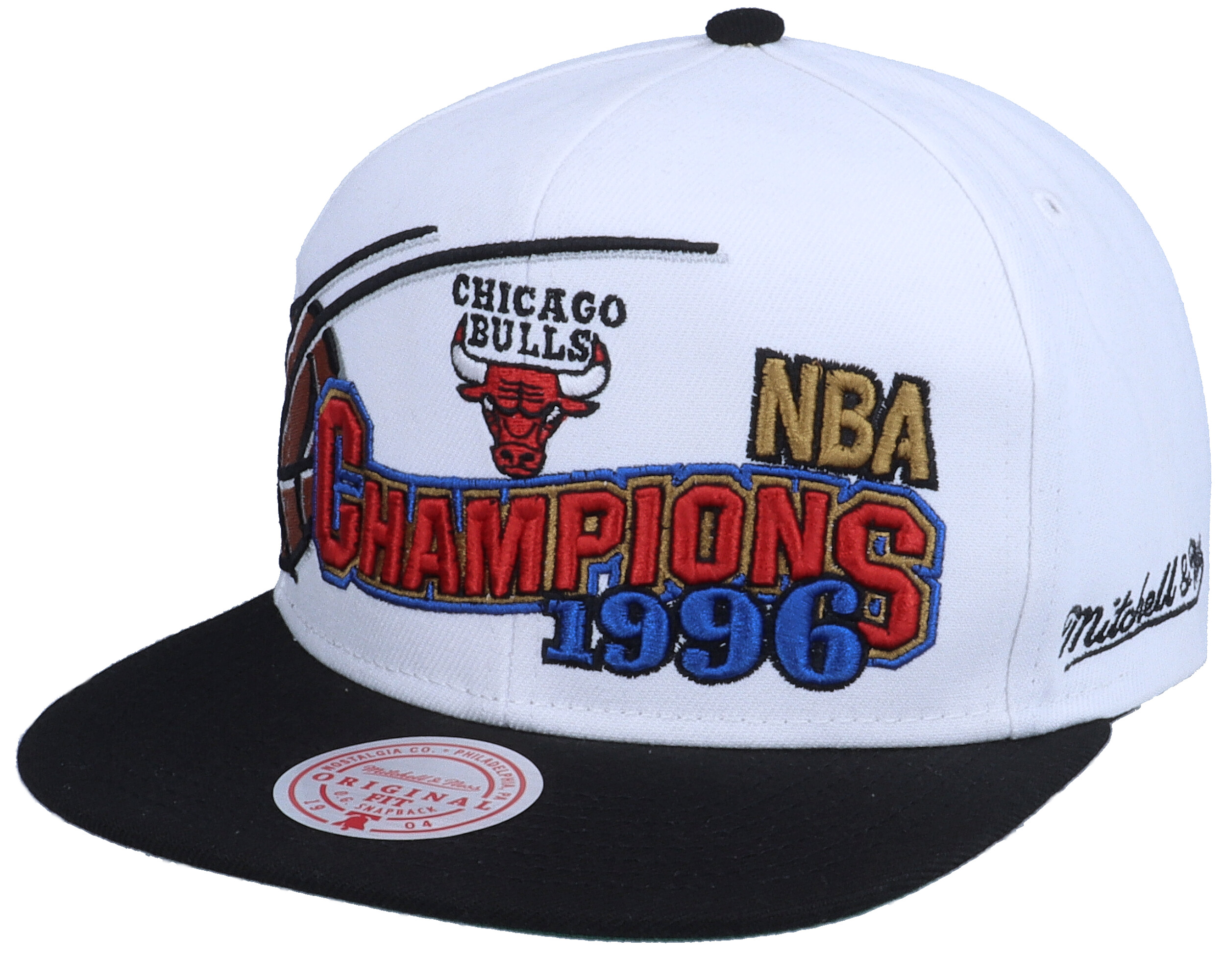 Accessories Hats & Caps Baseball & Trucker Caps Vintage 1996 Chicago Bulls NBA Championship Snapback Cap 