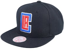 Los Angeles Clippers Core Basic Black Snapback - Mitchell & Ness