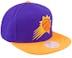 Phoenix Suns Core Basic Purple/Orange Snapback - Mitchell & Ness