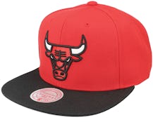 Chicago Bulls Core Basic Red/Black Snapback - Mitchell & Ness