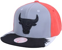 Chicago Bulls Day 5 Grey/Red Snapback - Mitchell & Ness