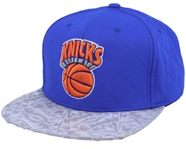 New York Knicks Diamond Base Hwc Blue Snapback - Mitchell & Ness