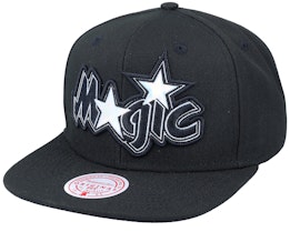Orlando Magic Iridescent Xl Logo Hwc Black Snapback - Mitchell & Ness
