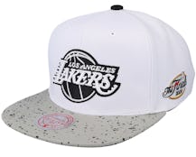 Los Angeles Lakers Meat Paper Purple Snapback - Mitchell & Ness cap