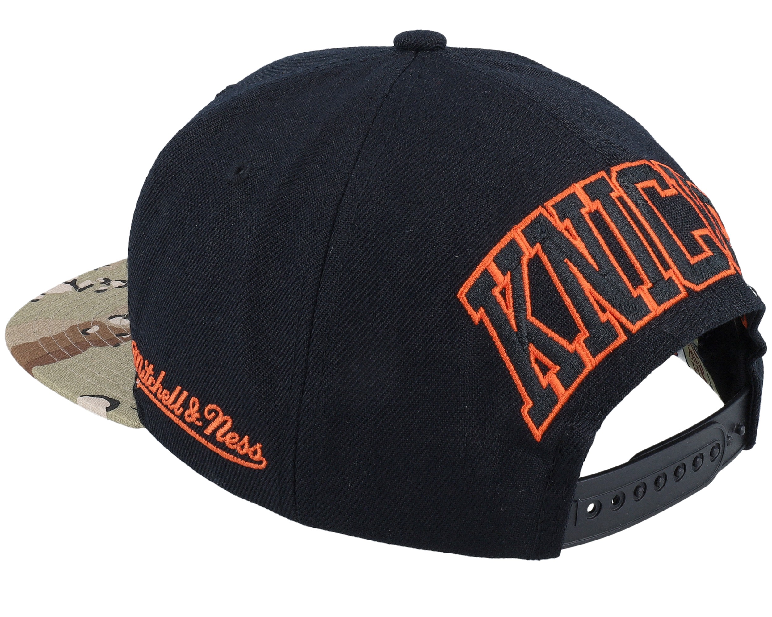 New York Knicks Choco Camo Hwc Black Snapback | Hatstoreworld.com